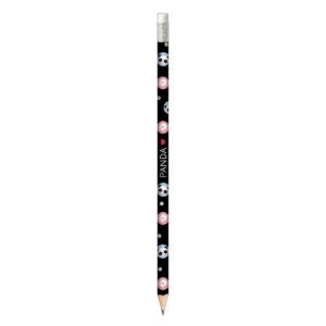 Lápis Preto Redondo Panda Tilibra - Kit 12 Und
