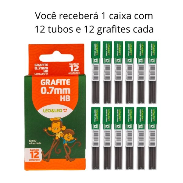 Grafite HH 0.7mm LEO E LEO - CX 12 TUBOS