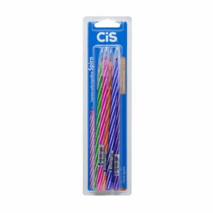 Caneta Esferográfica 0.7mm Spiro CIS - BLISTER 5 UND