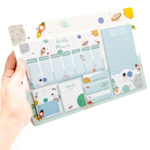 Kit Bloco de Notas Fofo Decorado 7 Blocos