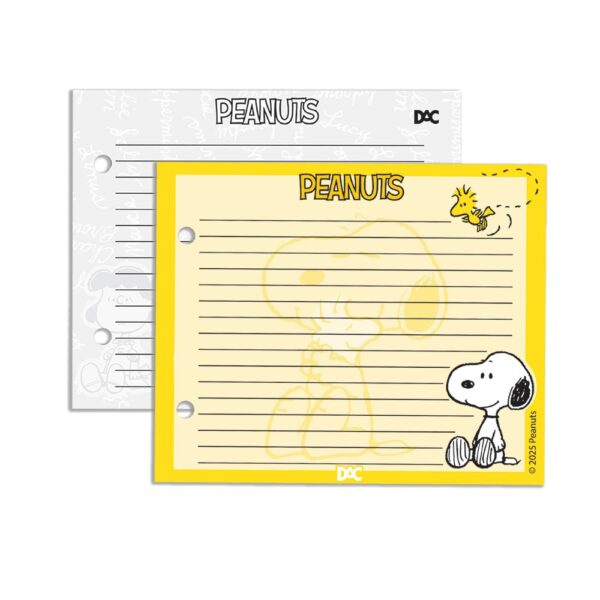 Porta Fichas Mini Fichário Horizontal Snoopy 80 fls - DAC