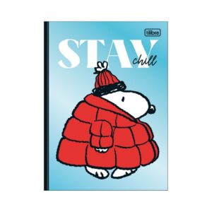 Caderno Colegial Costurado LUXO 80 fls SNOOPY - TILIBRA - UND