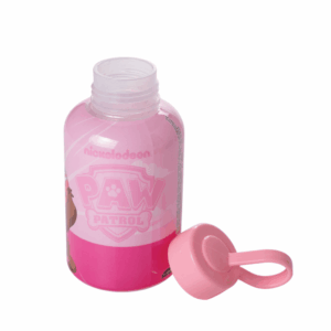 Garrafa Cilíndrica Patrulha Canina Rosa 280ml - PLASÚTIL - UND