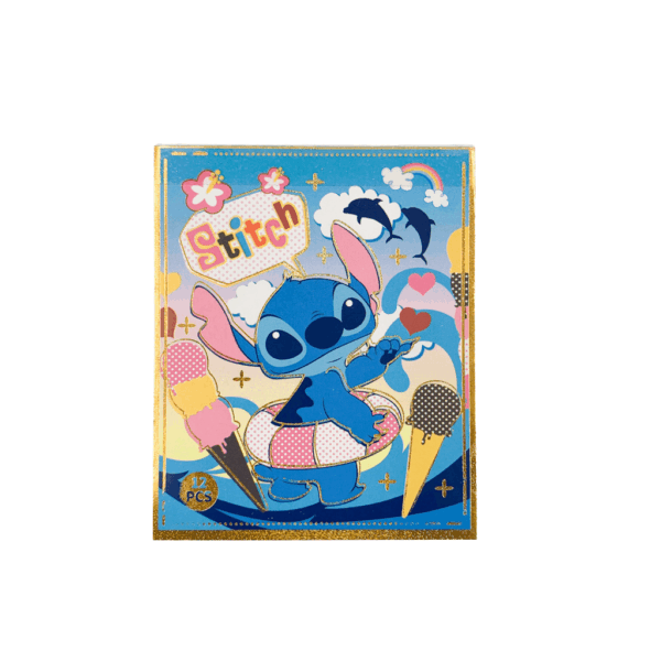 Caderninho de Adesivos STITCH 12 Folhas - UND