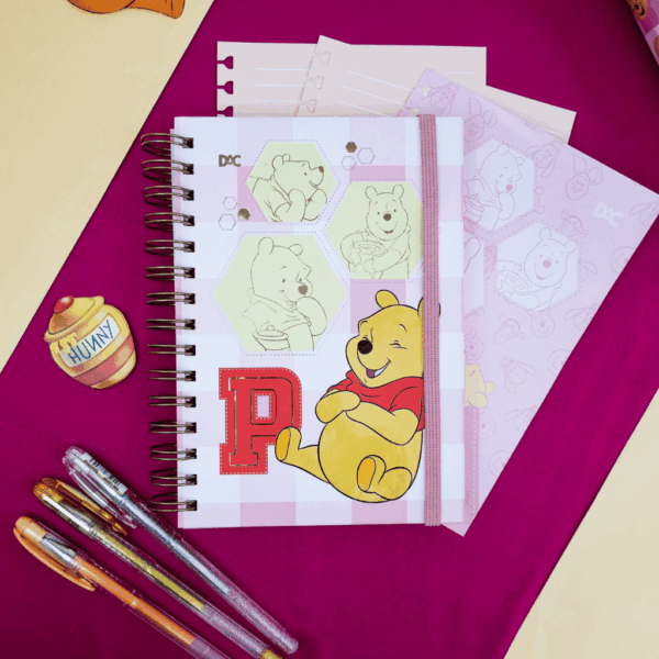 Caderno Smart Mini Ursinho Pooh 80 Folhas DAC