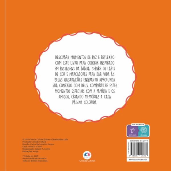 Livro de Colorir Comfy and Biblical - CIRANDA - UND