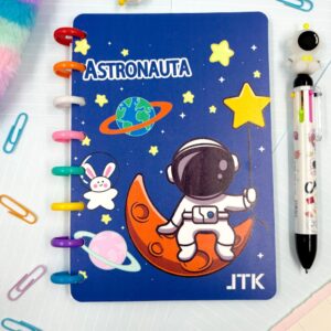 Caderno de Disco 21,5x14,6 cm Astronauta