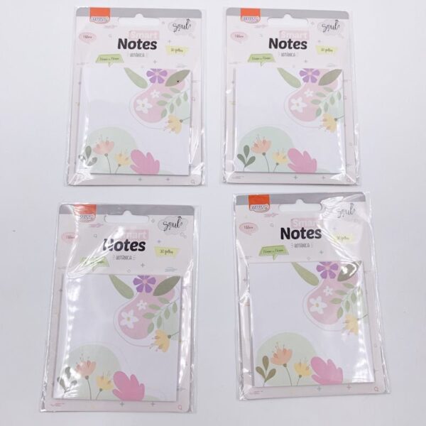 Bloco Smart Notes 76x76mm Botânica BRW