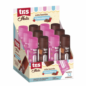 Cola Bastão Chocoberry Holic Docinhos c/ Cheirinho - TRIS - UND