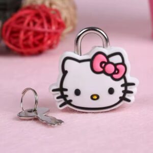 Cadeado Fofo Emborrachado Hello Kitty - UND