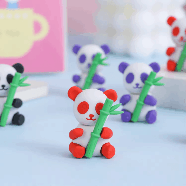 Borracha Fofa Pandinha - PACOTE 6 UND