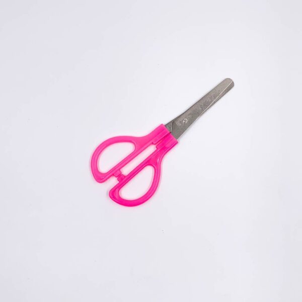 Tesoura Escolar Niquelada  13 cm KAZ - BLISTER c/ 12 UND