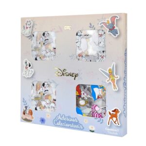 Caixa Adesivos Colecionáveis + 90 Und Disney Clássicos - DAC