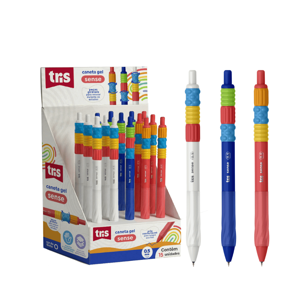 Caneta Gel Sense 0.5mm - TRIS - UND