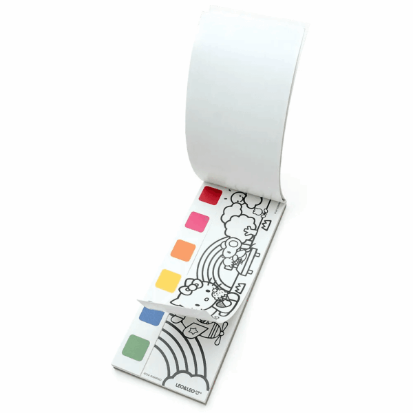 Bloco de Colorir Aquarela Hello Kitty LEO E LEO - BLISTER