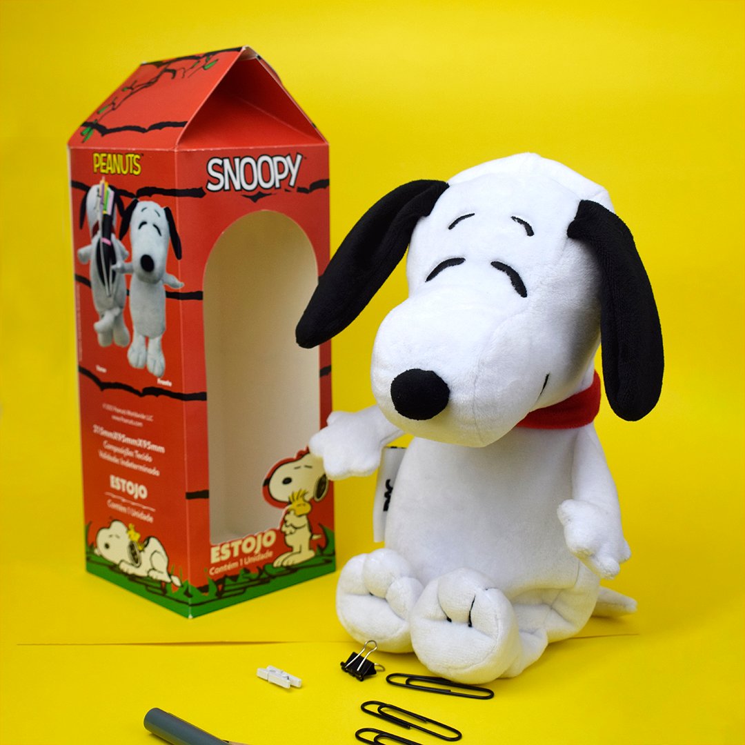 Estojo Fluffy Pelúcia Snoopy - DAC