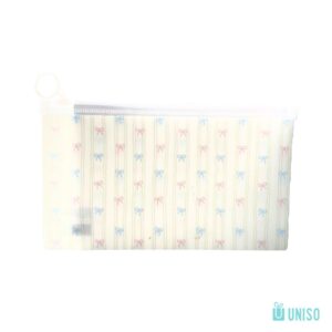 Estojo Pasta Zip Multiuso LAÇO B6 22x13cm - UNISO - UND