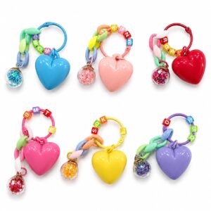 Chaveiro Tendência Charm Coração Cute - IMPORTADO - UND