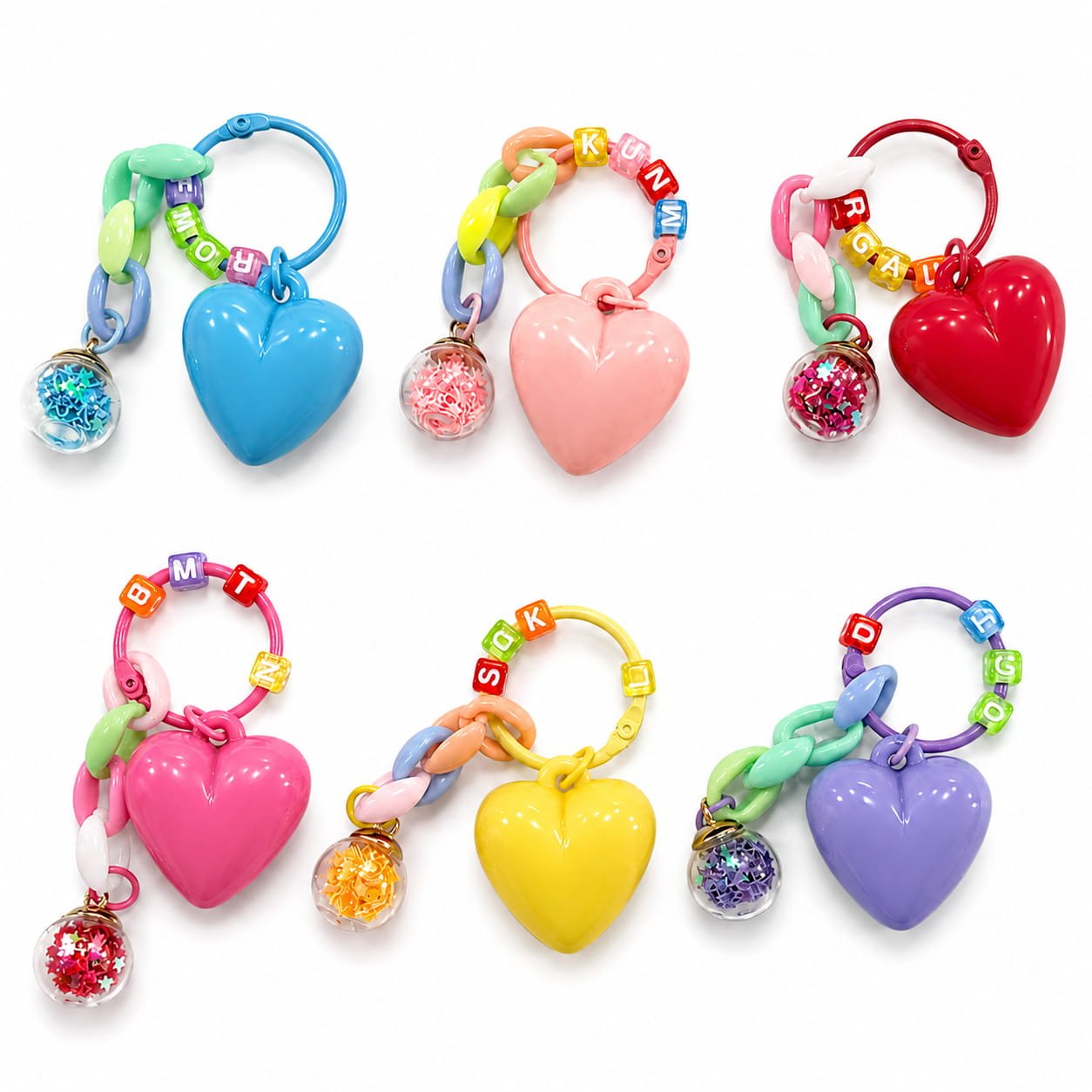 Chaveiro Tendência Charm Coração Cute - IMPORTADO - UND