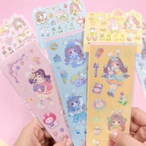 Cartelão de Adesivos c/ Hot Stamping Menininhas - UND