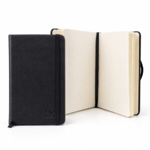 Caderneta A6 sketchbook s/ Pauta PRETO 14,5x9,5cm 96Fls - YINS PAPER - UND