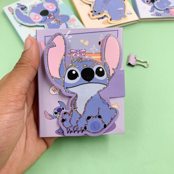 Bloco de Notas Adesivado Sanfona STITCH - UND