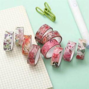 Fita Washi Tape Flores e Folhagens