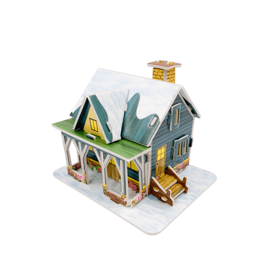 Bloco de Montar DIY 3D Casa - UND