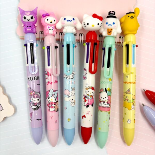 Caneta 6 Cores My Melody e Sua Turma