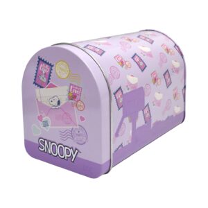 Lata Colecionável de Metal com Cartas e Envelopes Snoopy - DAC
