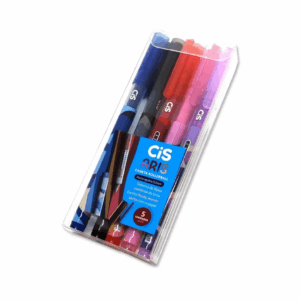 Caneta Roller Aris Ponta Agulha 0.5mm 5 Cores - CIS - BLISTER