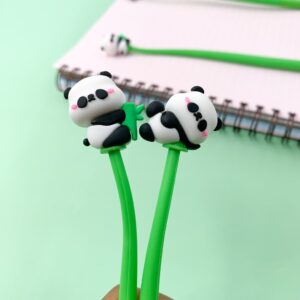 Caneta Flexível Dançante Panda - PACOTE 6 UND