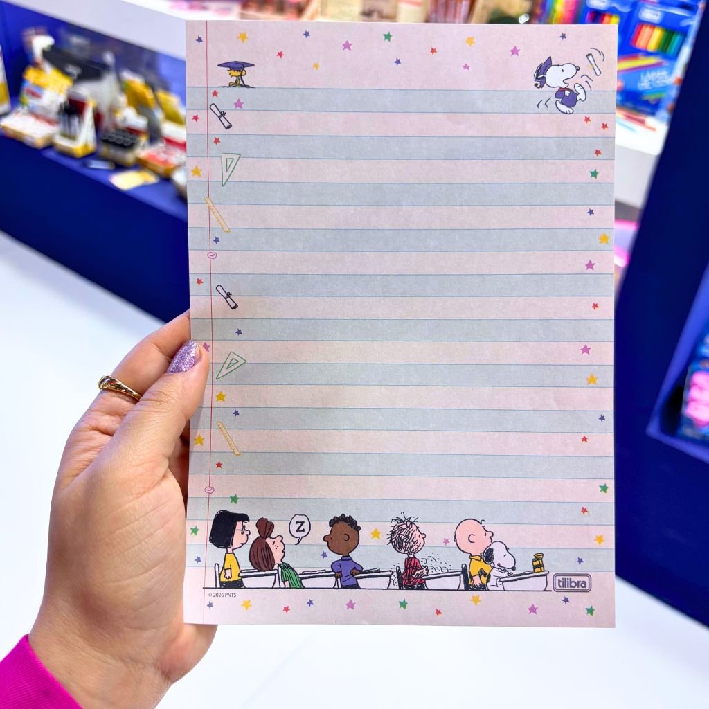 Kit Papel de Carta c/ Envelopes Snoopy - TILIBRA - UND