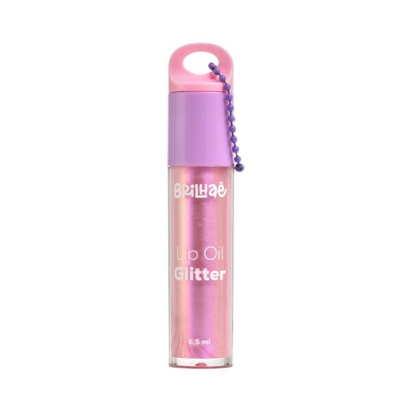 Make Lip Oil Glitter 6,5ml c/ Acessório - BRILHAE - UND