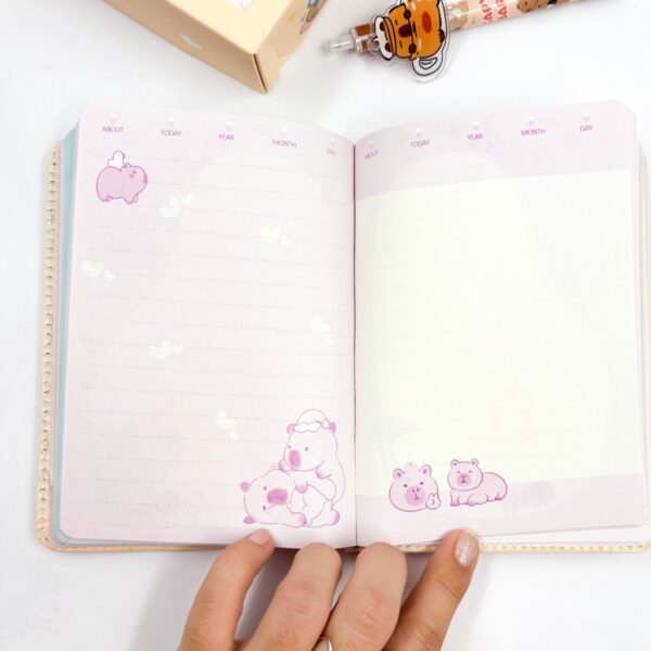 Kit Presenteável Caderno Luxo + Caneta Capivara