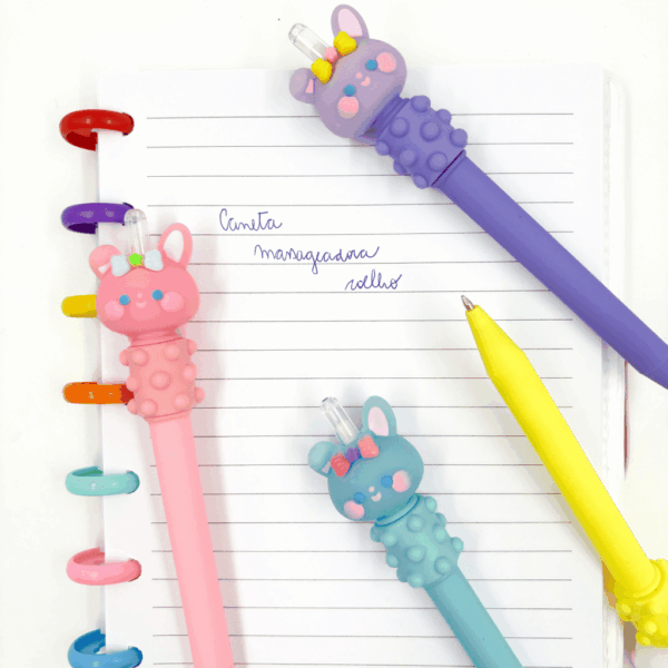 Caneta Massagem Coelhinho Fofo