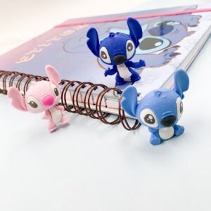 Borracha Fofa STITCH e ANGEL - PACOTE 6 UND