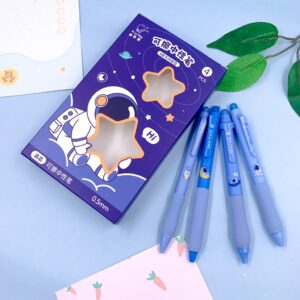Caneta Esferográfica Apagável Premium Astronauta - Cx 4 Und