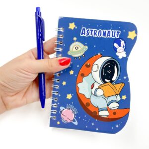 Mini Caderno Astronauta c/ Caneta