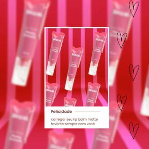 Make Lip Balm Matte Smooth 12ml - BRILHAE - UND