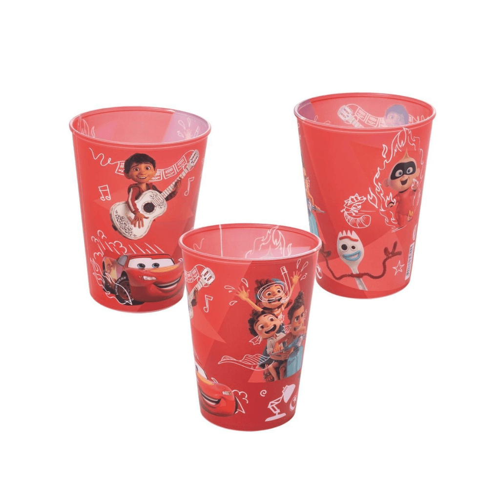 Copo Disney Pixar Sortido 320ml - PLASÚTIL - UND