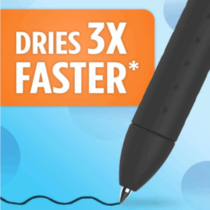 Caneta Gel Inkjoy 0.7 mm Retrátil PRETA - PAPER MATE - BLISTER 2 UND