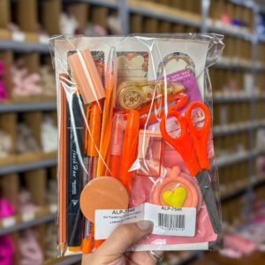 Kit Papelaria 15 Itens Paleta - LARANJA - PACOTE