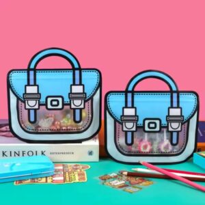 Embalagem Zip Lock Maleta Azul e Vermelha 20x19cm - IMPORTADO - 6 UND ( Cada Unidade sai por R$1,40)