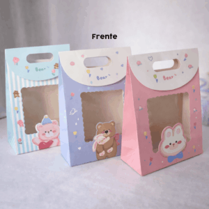 Embalagem Cute C/ Visor Bichinhos 26x19cm - IMPORTADO - UND
