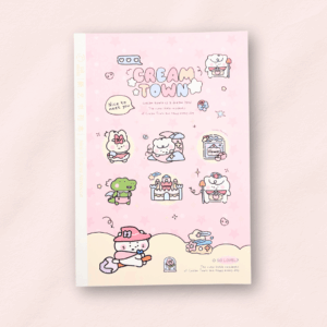 Caderno A5 Brochura Pautado Cream Town 40 fls 21x14,5cm - IMPORTADO - UND