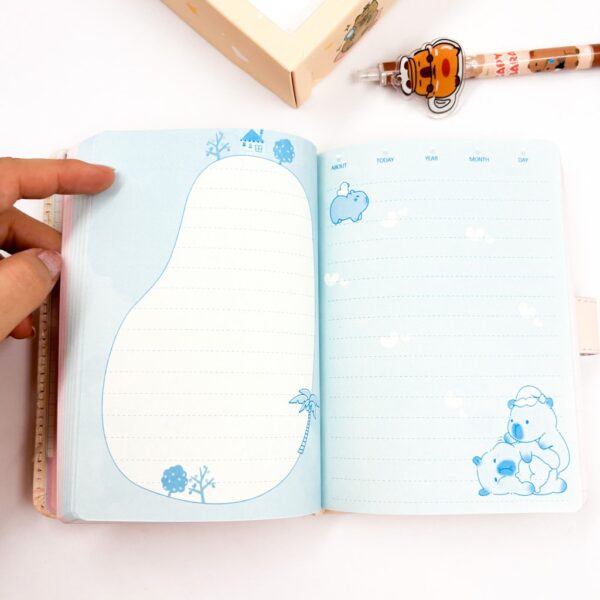 Kit Presenteável Caderno Luxo + Caneta Capivara