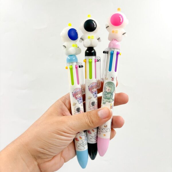 Caneta 6 Cores Astronauta