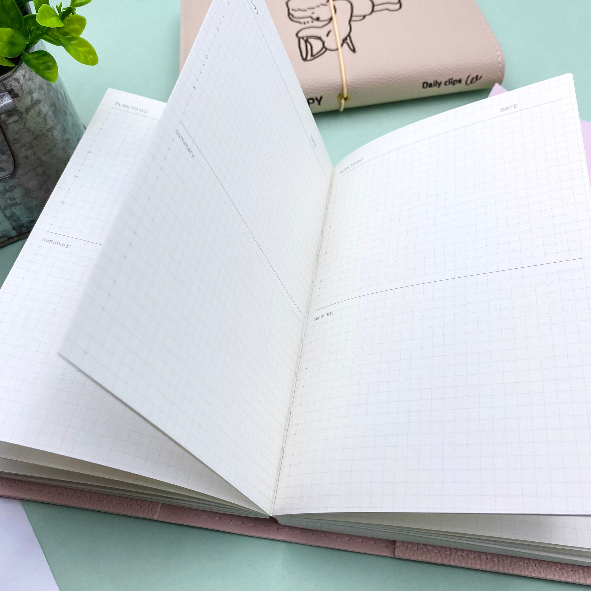Caderno Planner LUXO Courino Costurado  Puppy - IMPORTADO - UND