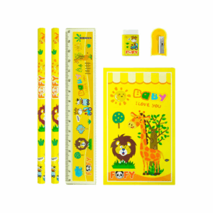 Kit Escolar Meu Zoológico 6 Peças - FOFY - BLISTER